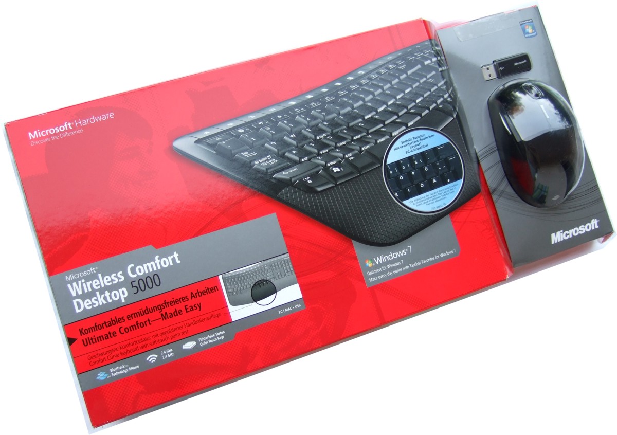 Microsoft Wireless Comfort Desktop 5000 – Hartware