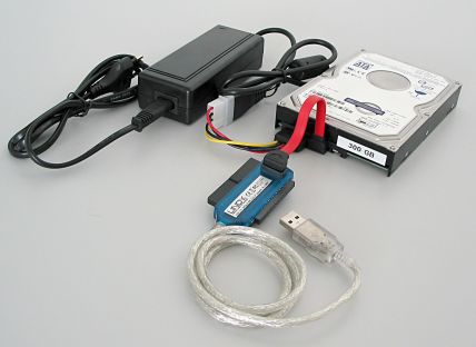 HDD per USB2.0 anschließen – Hartware