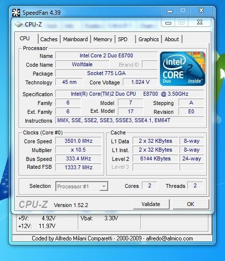 Intel Core 2 Duo E8700 doch noch? – Hartware