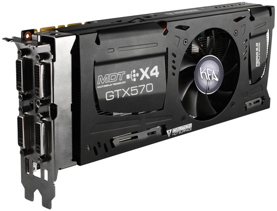 GeForce GTX 570 für 4 Monitore – Hartware