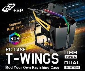 FSP kündigt das neue 2-in-1 High-End PC-Gehäuse T-WINGS an – Hartware