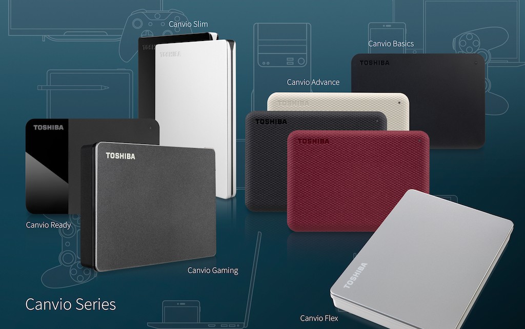Toshiba präsentiert portable Canvio-Festplattenserie mit neuen Modellen und  Designs – Hartware