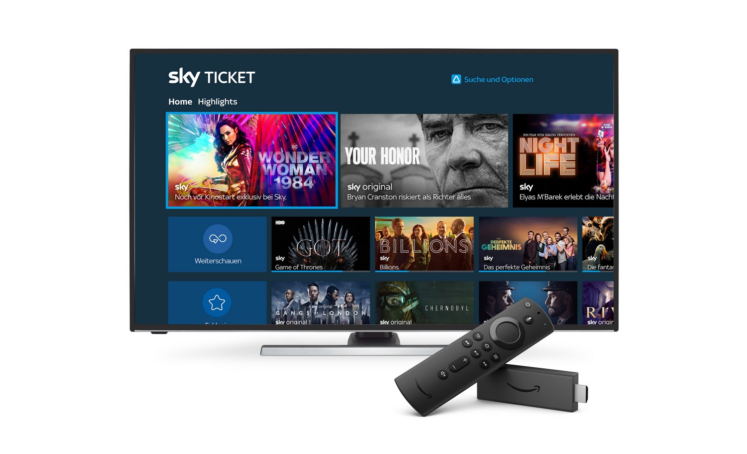 Sky Ticket in Deutschland jetzt auf Fire TV-Geräten verfügbar – Hartware