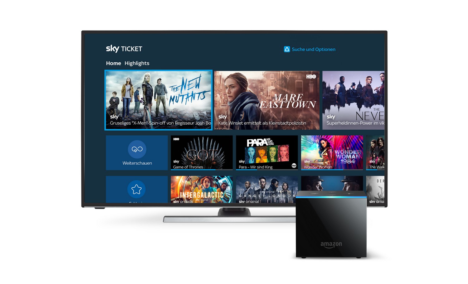 Sky Ticket in Deutschland jetzt auf weiteren Fire TV-Geräten verfügbar –  Hartware